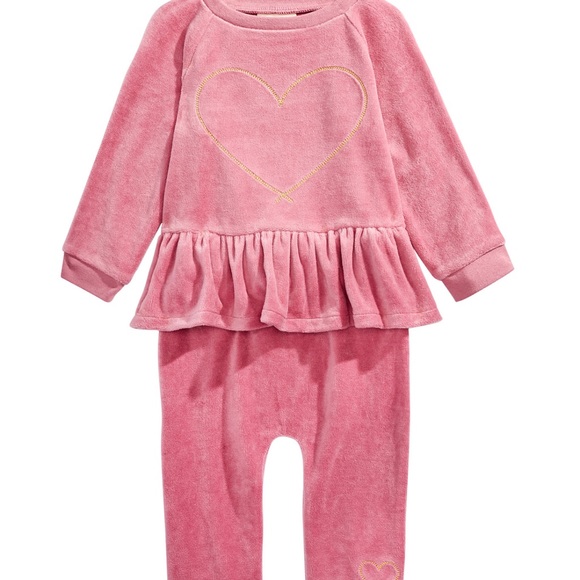 First Impressions Other - First Impressions Baby Girl’s 2- Pc Top&Jogger Set